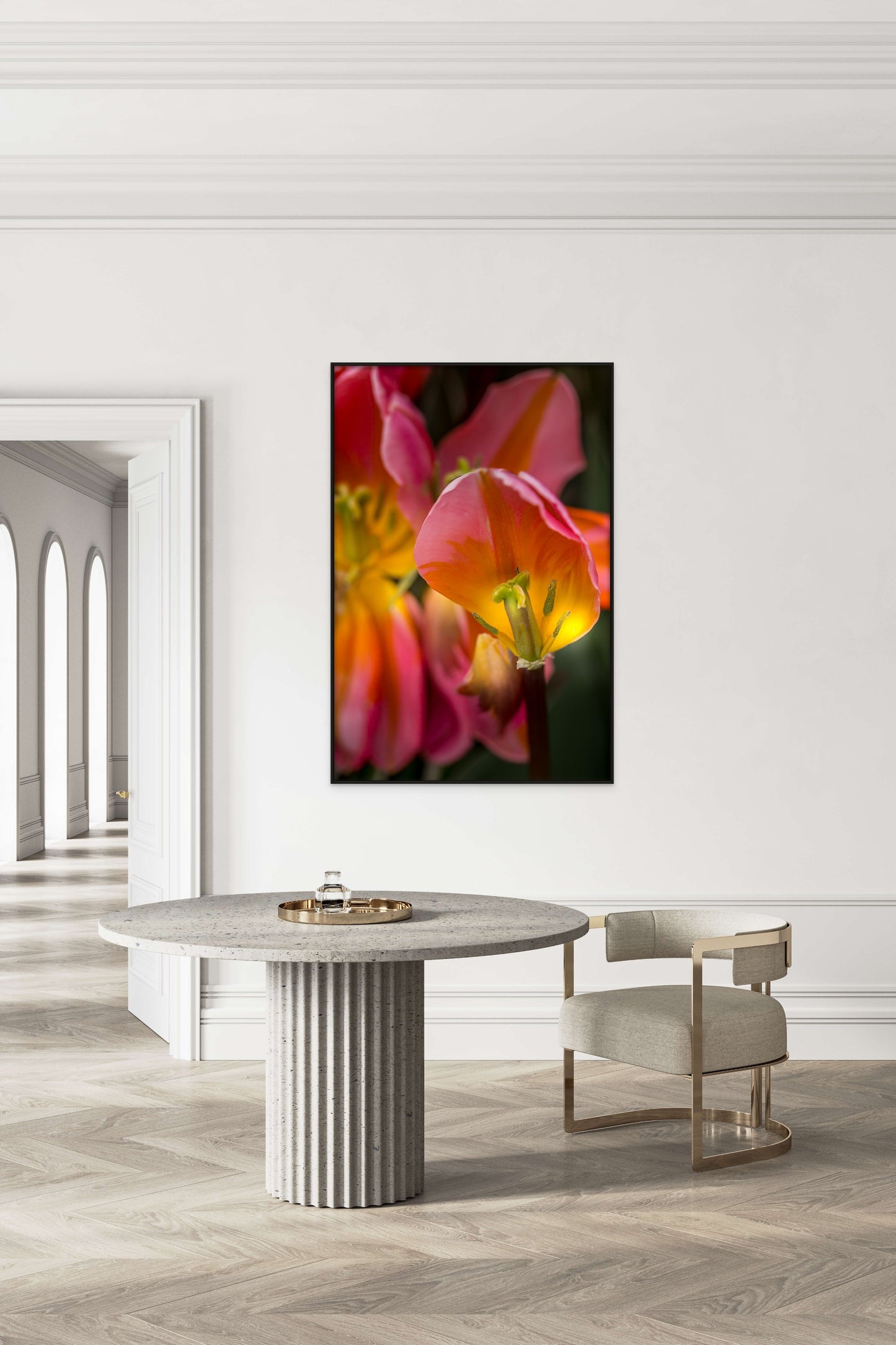 Framed Print: Vibrant Kaleidoscope